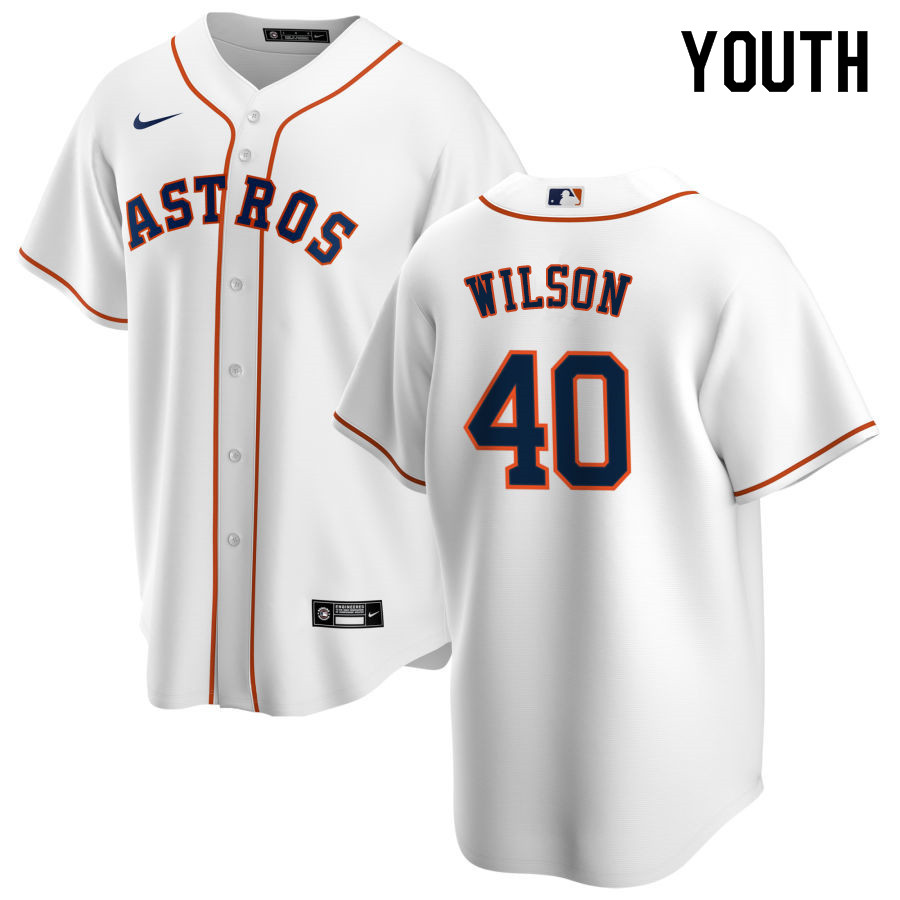 Nike Youth #40 Don Wilson Houston Astros Baseball Jerseys Sale-White